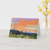 春サンセットアルゴンキンパーク | Tom Thomson | カード (黄色い花)