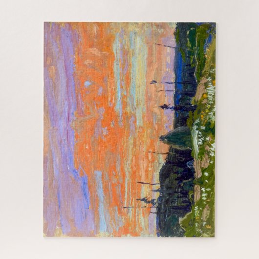 春サンセットアルゴンキンパーク | Tom Thomson | ジグソーパズル (縦)