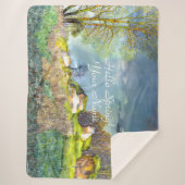 春サンダー絵画ストームのシェルパ毛布 シェルパブランケット (正面)