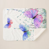 春シェルパブランケットカラフルチョイ飛んでいる シェルパブランケット (正面(横))