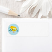 春シックかわいいカントリーラベル ラベル (インサイチュ)