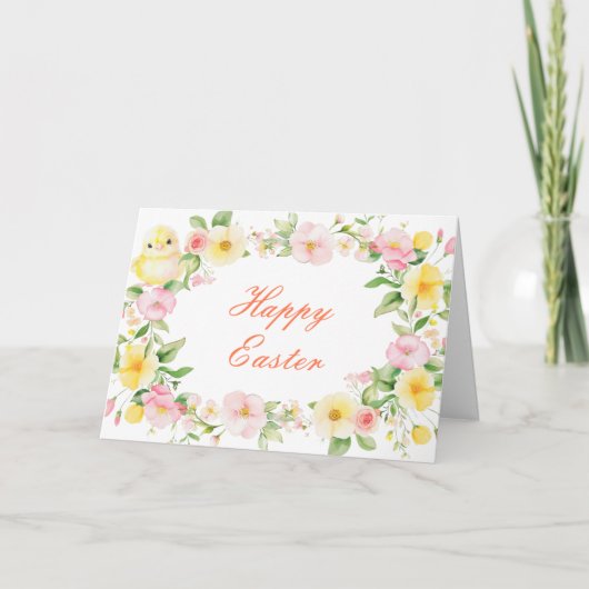 春シックフローライースターカード カード (正面)