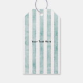 春シック&ストライプヴィンテージスタイルイースター ギフトタグ (裏面)