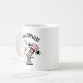 春シャワーおもしろいシーズンパン コーヒーマグカップ (正面左)