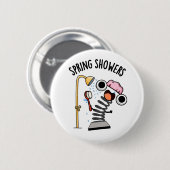 春シャワーおもしろいシーズンパン 缶バッジ (正面&裏面)