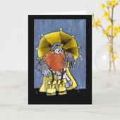 春シャワー!グリーティングカード カード (黄色い花)