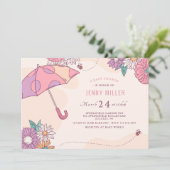 春シャワー 招待状 (スタンド正面)