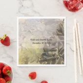 春シルクファブリックフラワーデザイン スタンダードランチョンナプキン (インサイチュ)