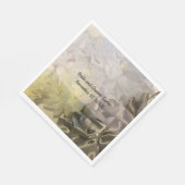 春シルクファブリックフラワーデザイン スタンダードランチョンナプキン (角)