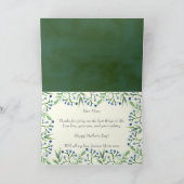 春シンプルブルーベリーハッピーマザーズデイ カード (内部)