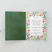 春シンプルブロッサム写真母の日 カード (内部)