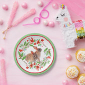 春シーズンバニーラビット/イースターホリデイ ペーパープレート (パーティー)