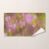 春シーズンピンクス抽象芸術バスルーム バスタオルセット (ハンドタオル)
