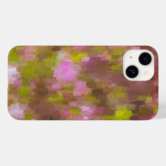春シーズンピンクス抽象芸術 Case-Mate iPhoneケース (裏面 (横))