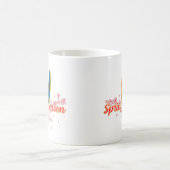 春シーズン/春カラー/春休みTシャツ コーヒーマグカップ (中央)