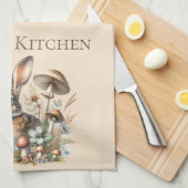 春ジャックラビット キッチンタオル (四つ折り)