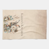 春ジャックラビット キッチンタオル (横)