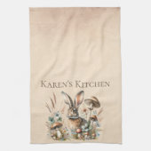 春ジャックラビット キッチンタオル (縦)