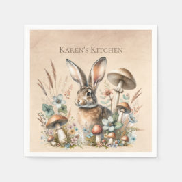 春ジャックラビット スタンダードカクテルナプキン