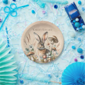 春ジャックラビット ペーパープレート (パーティー)