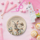 春ジャックラビット ペーパープレート (パーティー)