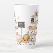 春スイーツティエマザーズデイ カフェラテマグ (正面)