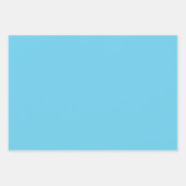 春スカイ – ラベンダー、ブルー&イエロー ラッピングペーパーシート (正面2)