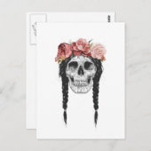 春スカル ポストカード (正面/裏面)