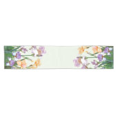 春スタイルホームデコールアイリスインザガーデン ショートテーブルランナー (横)