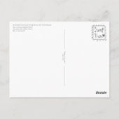 春スタッブル大きい石フラティロンポストカード ポストカード (裏面)