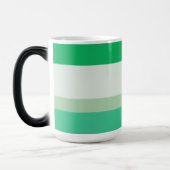 春ストライプパレット：グリーンエッグシェルコリアンダー：パレット モーフィングマグカップ (左)