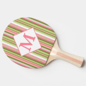 春ストライプモノグラムの卓球ラケット 卓球ラケット (横)