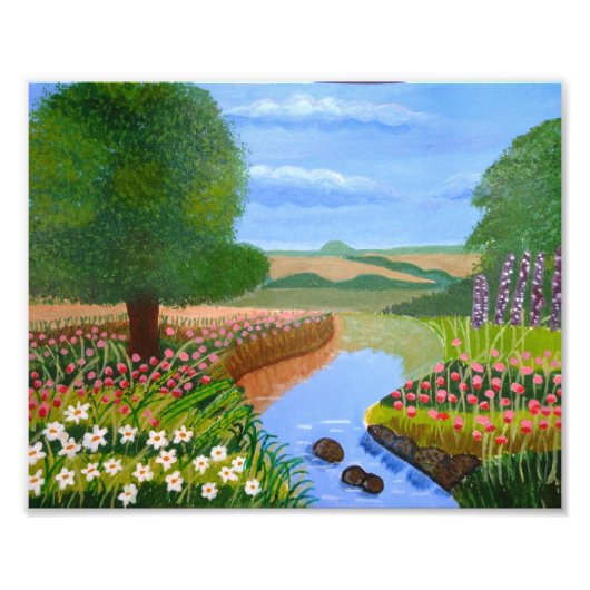 春ストリーム写真 フォトプリント            (正面)