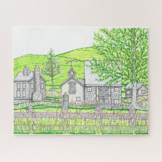 春ストーンバーンパズル ジグソーパズル (横)