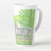 春ストーンバーンラージラテマグ カフェラテマグ (右アングル)