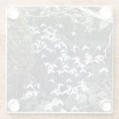 春スノードロップガラスコースター ガラスコースター (裏面)