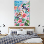 春スパー絵画ローズのキャンバス印刷 キャンバスプリント (インサイチュ (寝室))