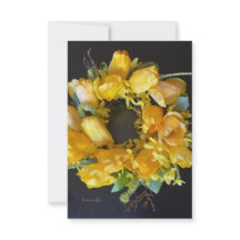 春スプルンイエローフローラリース