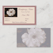 「春セピアバラ」名刺 名刺 (正面/裏面)