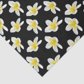 春セレナーデ：黄色いフランジパニスオンブラック、 薄葉紙 (詳細)