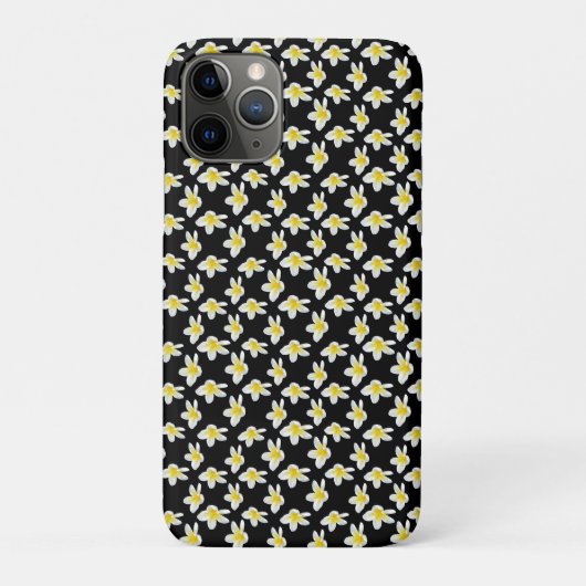 春セレナーデ：黄色いフランジパニスオンブラック、 Case-Mate iPhoneケース (裏)