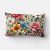 春セレニティフラワーピロー ランバークッション (裏面)