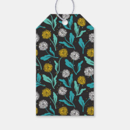 春タンデリオン花離れとデザイン ギフトタグ