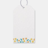 春タンデリオン花離れとデザイン ギフトタグ (裏面)