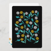 春タンデリオン花離れとデザイン シーズンカード (正面/裏面)