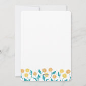 春タンデリオン花離れとデザイン シーズンカード (裏面)