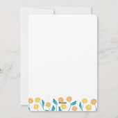 春タンデリオン花離れとデザイン シーズンカード (裏面)