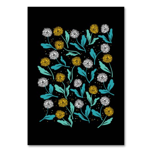 春タンデリオン花離れとデザイン テーブルナンバー (正面)