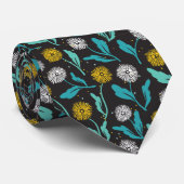 春タンデリオン花離れとデザイン ネクタイ (ロール)