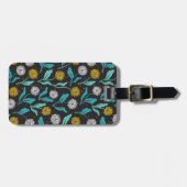 春タンデリオン花離れとデザイン ラゲッジタグ (正面横)